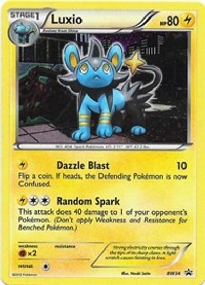 Luxio (BW34) (Cosmos Holo) [Black & White: Black Star Promos] | Jack's On Queen