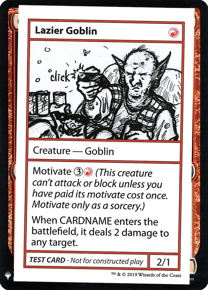 Lazier Goblin [Mystery Booster Playtest Cards] | Jack's On Queen