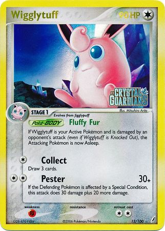 Wigglytuff (13/100) (Stamped) [EX: Crystal Guardians] | Jack's On Queen