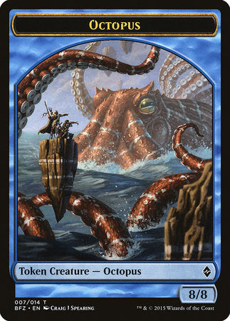 Octopus Token [Battle for Zendikar Tokens] | Jack's On Queen