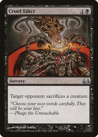 Cruel Edict [Duel Decks: Divine vs. Demonic] | Jack's On Queen