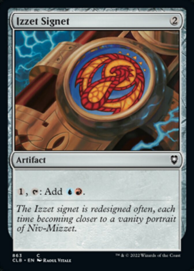 Izzet Signet [Commander Legends: Battle for Baldur's Gate] | Jack's On Queen