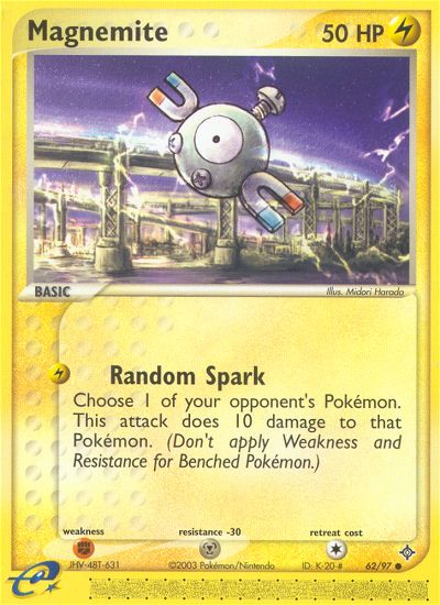 Magnemite (62/97) [EX: Dragon] | Jack's On Queen