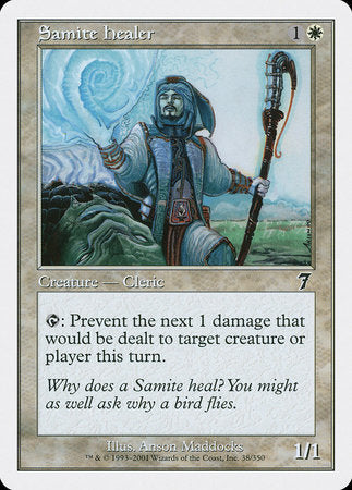 Samite Healer [Seventh Edition] | Jack's On Queen