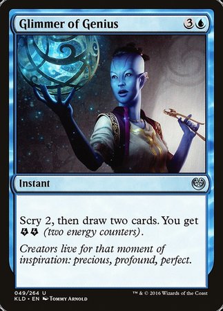 Glimmer of Genius [Kaladesh] | Jack's On Queen