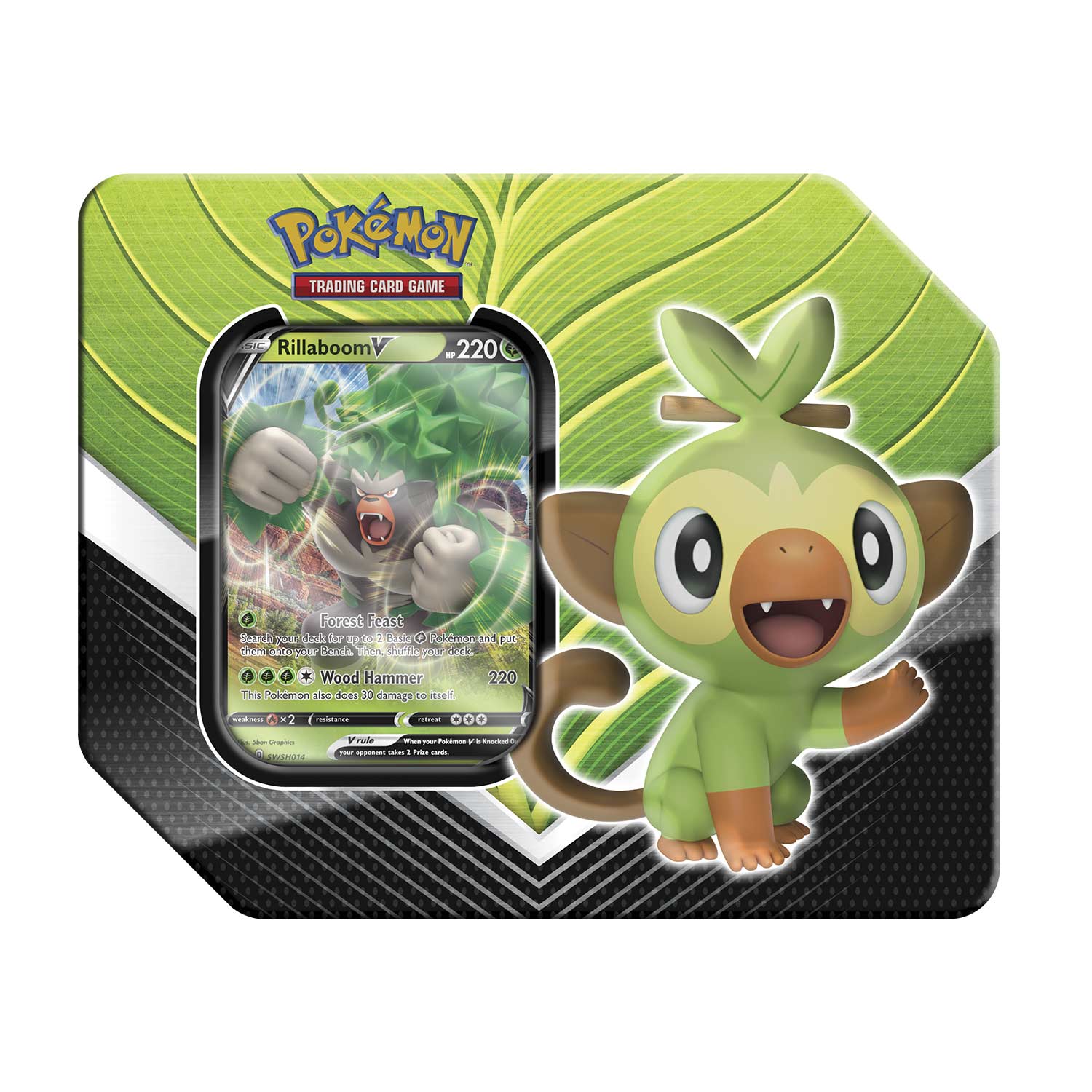 Sword & Shield - Galar Partners Collector's Tin (Rillaboom V) | Jack's On Queen