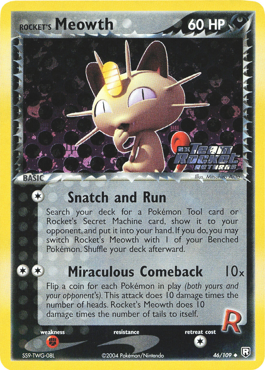 Rocket's Meowth (46/109) (Stamped) [EX: Team Rocket Returns] | Jack's On Queen