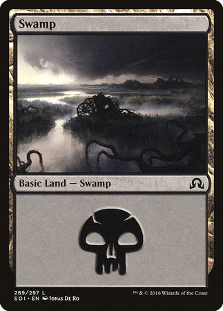 Swamp (289) [Shadows over Innistrad] | Jack's On Queen