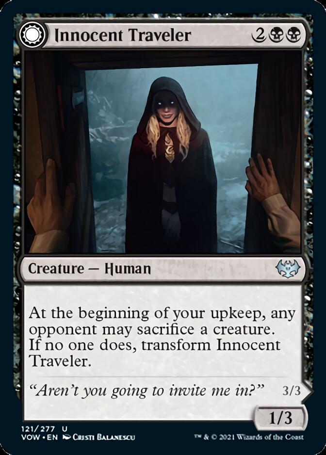 Innocent Traveler // Malicious Invader [Innistrad: Crimson Vow] | Jack's On Queen