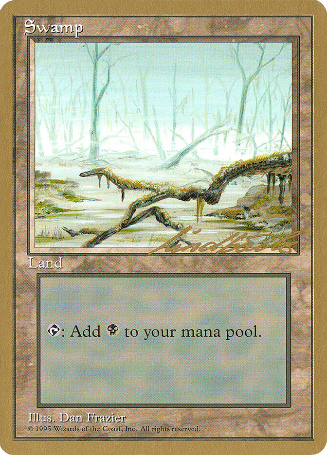 Swamp (ll372) (Leon Lindback) [Pro Tour Collector Set] | Jack's On Queen