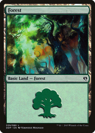 Forest (39) [Duel Decks: Zendikar vs. Eldrazi] | Jack's On Queen