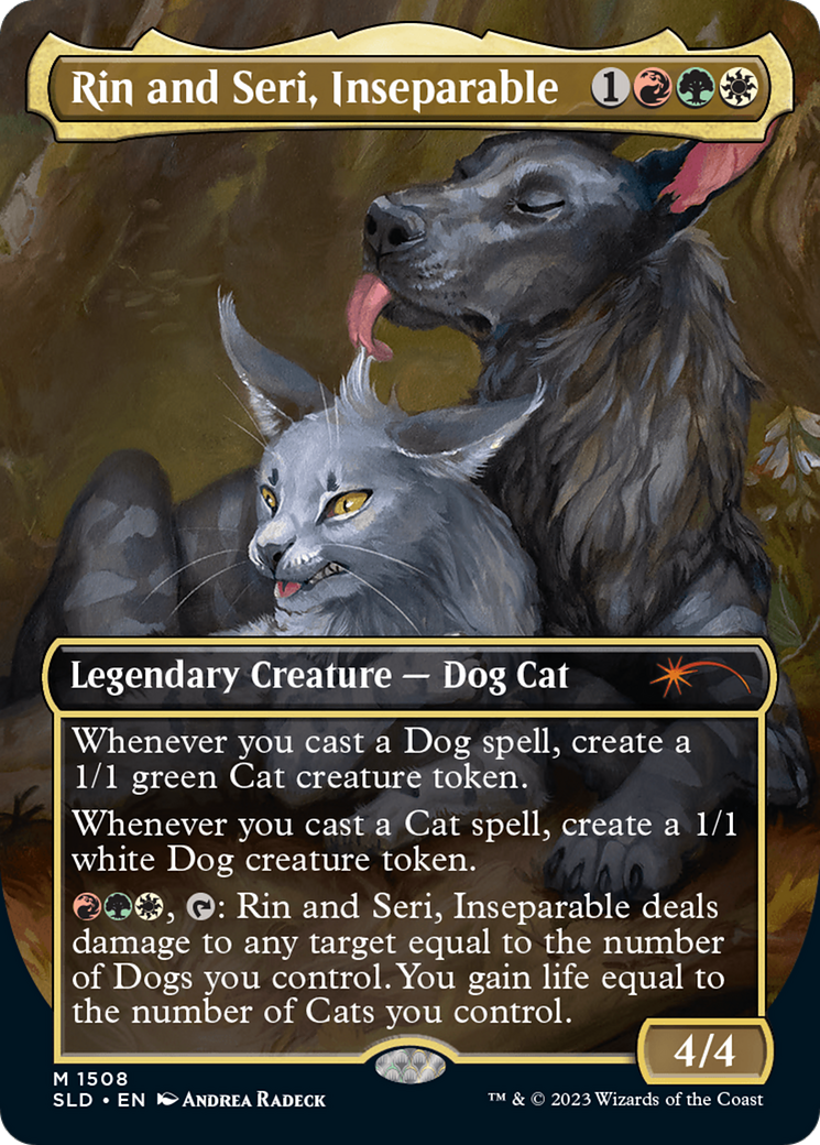 Rin and Seri, Inseparable (1508) // Rin and Seri, Inseparable [Secret Lair Commander Deck: Raining Cats and Dogs] | Jack's On Queen