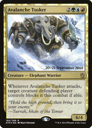 Avalanche Tusker [Khans of Tarkir Promos] | Jack's On Queen