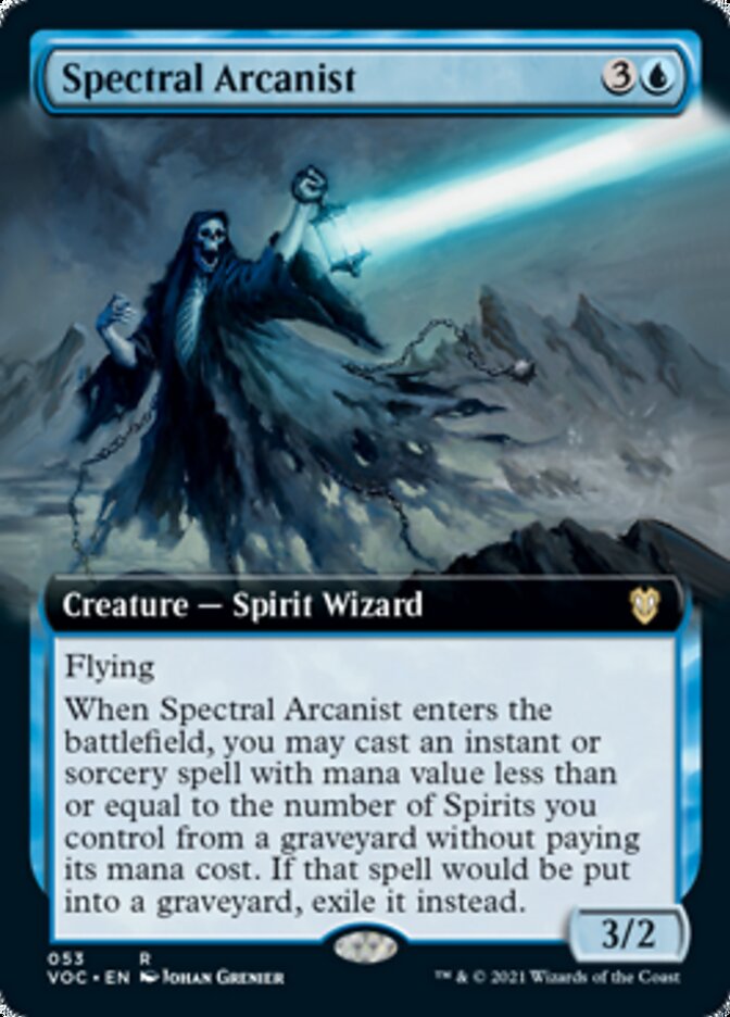 Spectral Arcanist (Extended) [Innistrad: Crimson Vow Commander] | Jack's On Queen