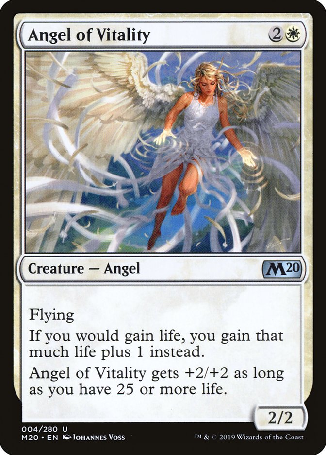 Angel of Vitality [Core Set 2020] | Jack's On Queen