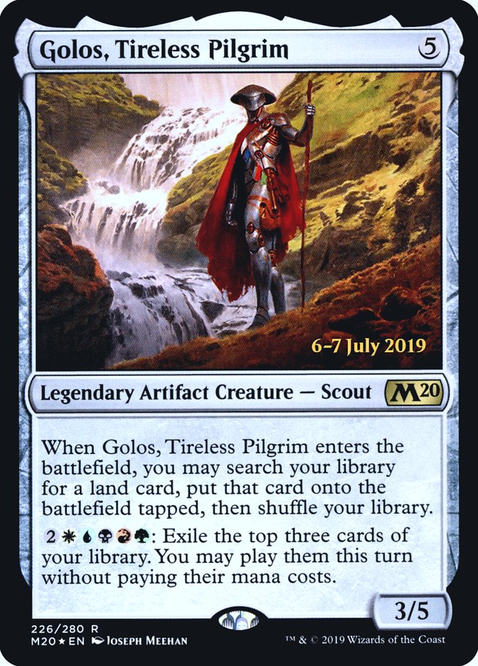 Golos, Tireless Pilgrim  [Core Set 2020 Prerelease Promos] | Jack's On Queen