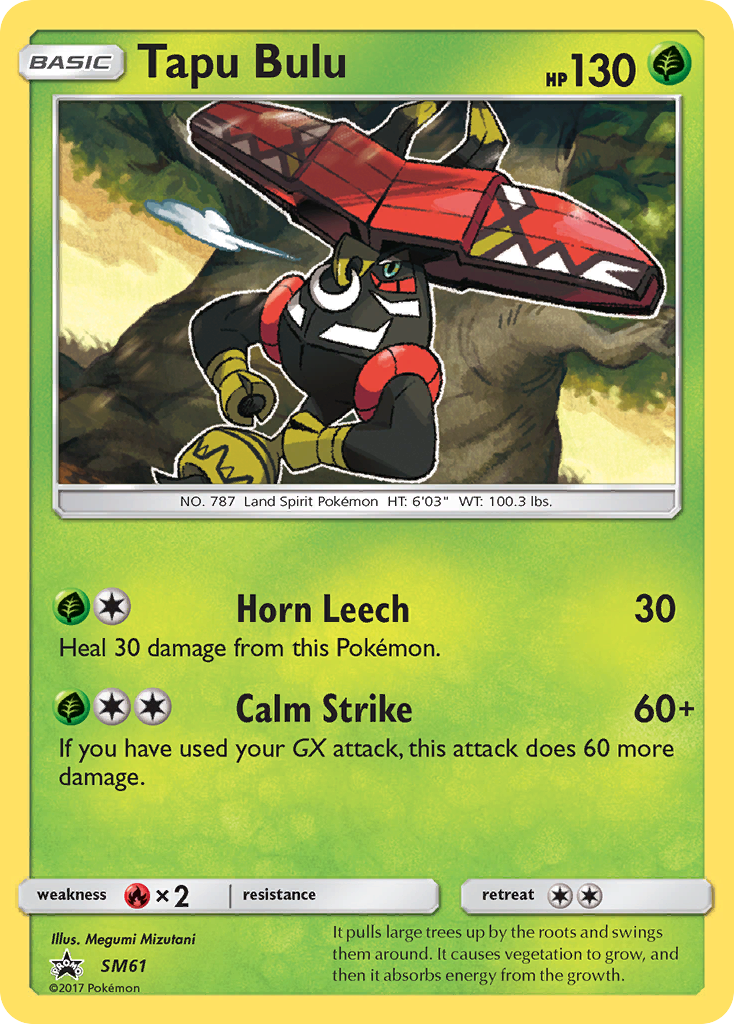 Tapu Bulu (SM61) [Sun & Moon: Black Star Promos] | Jack's On Queen