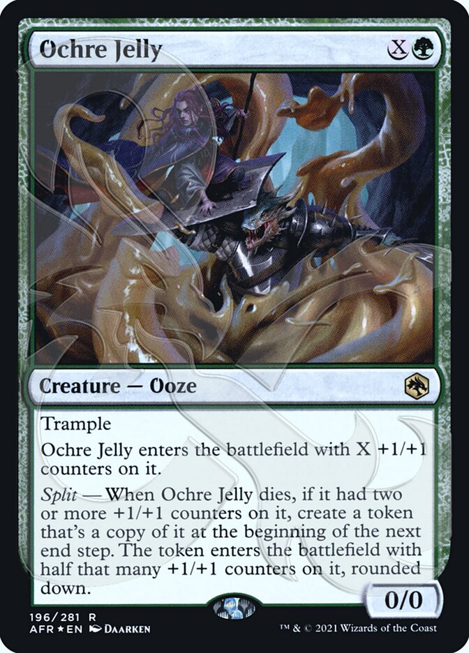 Ochre Jelly (Ampersand Promo) [Dungeons & Dragons: Adventures in the Forgotten Realms Promos] | Jack's On Queen