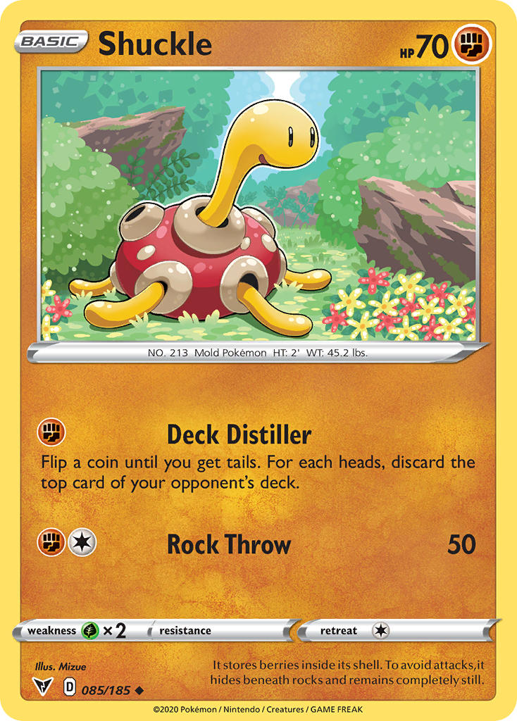 Shuckle (085/185) [Sword & Shield: Vivid Voltage] | Jack's On Queen
