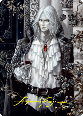 Sorin the Mirthless 2 Art Card (Gold-Stamped Signature) [Innistrad: Crimson Vow Art Series] | Jack's On Queen