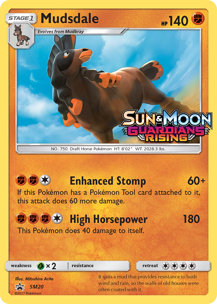 Mudsdale (SM20) [Sun & Moon: Black Star Promos] | Jack's On Queen