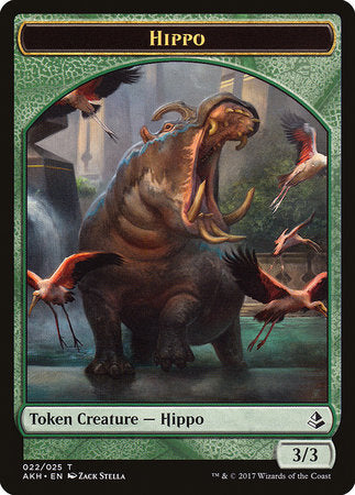 Hippo Token [Amonkhet Tokens] | Jack's On Queen