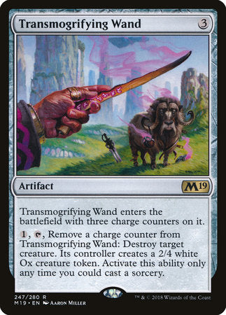 Transmogrifying Wand [Core Set 2019] | Jack's On Queen