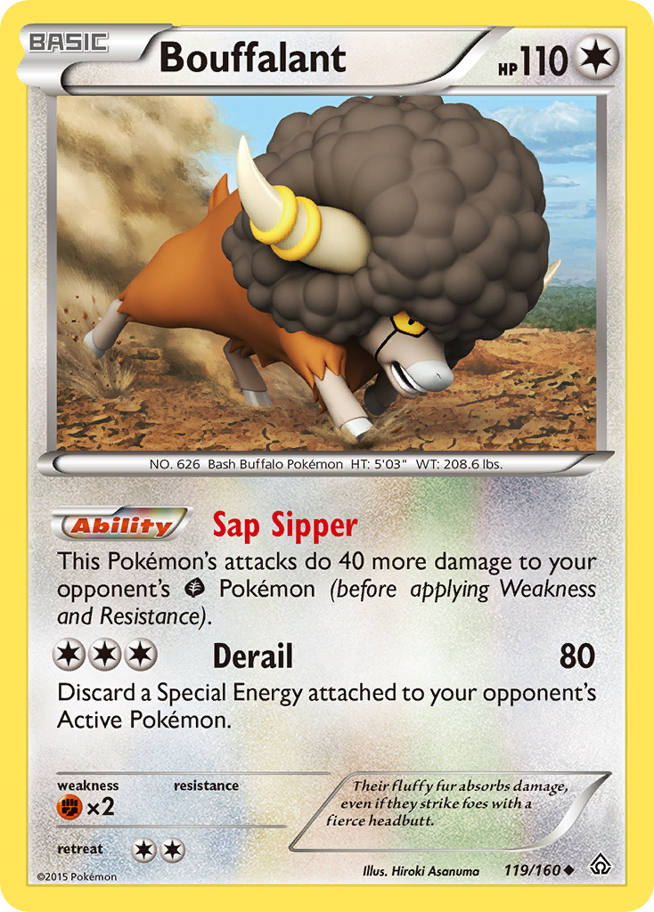 Bouffalant (119/160) [XY: Primal Clash] | Jack's On Queen