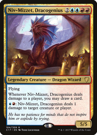 Niv-Mizzet, Dracogenius [Commander 2017] | Jack's On Queen