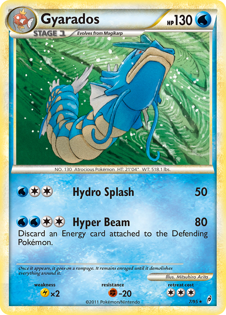 Gyarados (7/95) [HeartGold & SoulSilver: Call of Legends] | Jack's On Queen
