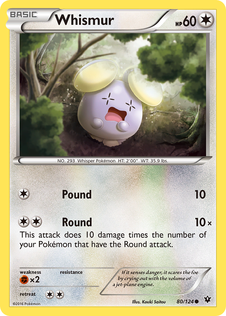 Whismur (80/124) [XY: Fates Collide] | Jack's On Queen