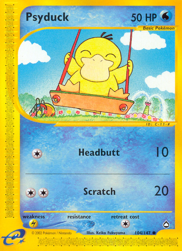 Psyduck (104/147) [Aquapolis] | Jack's On Queen