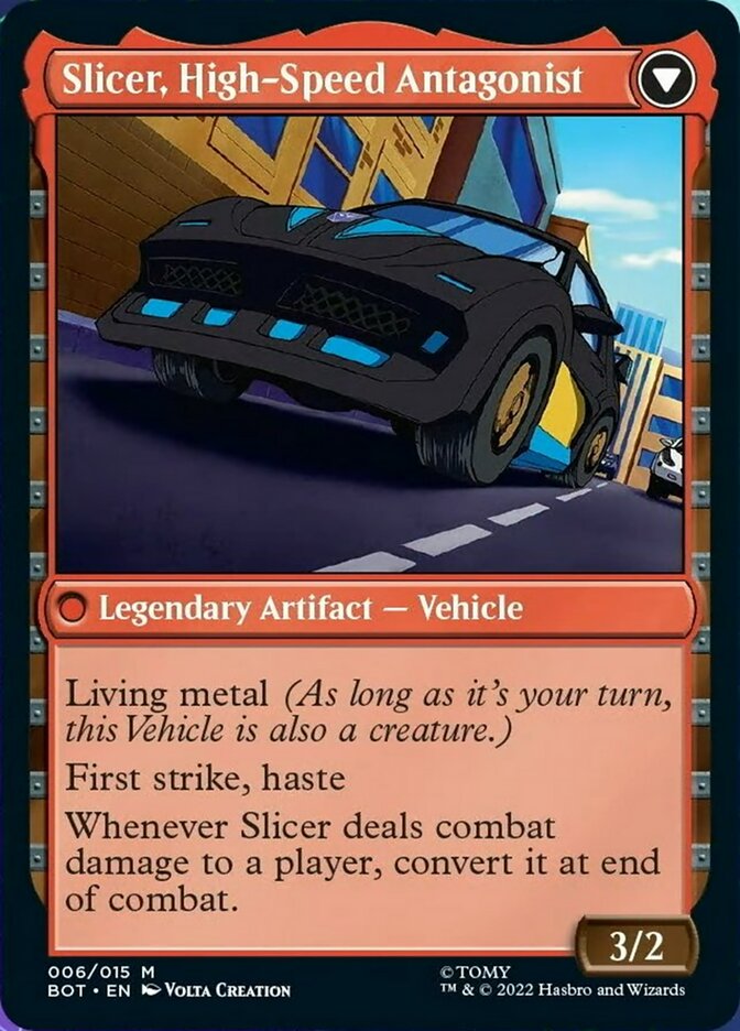 Slicer, Hired Muscle // Slicer, High-Speed Antagonist [Universes Beyond: Transformers] | Jack's On Queen