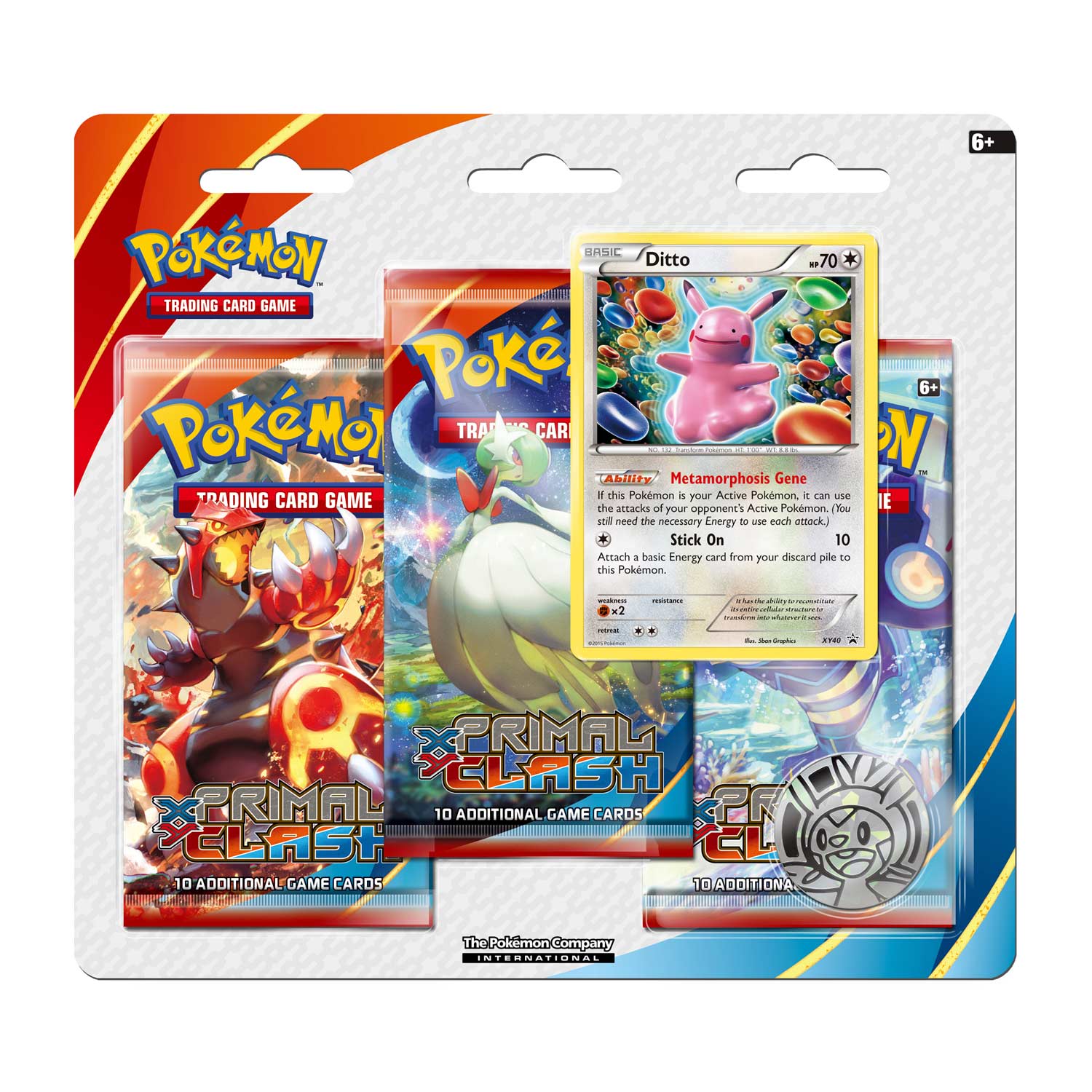 XY: Primal Clash - 3-Pack Blister (Ditto) | Jack's On Queen