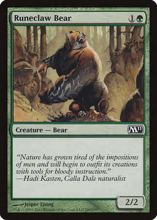 Runeclaw Bear [Magic 2011] | Jack's On Queen