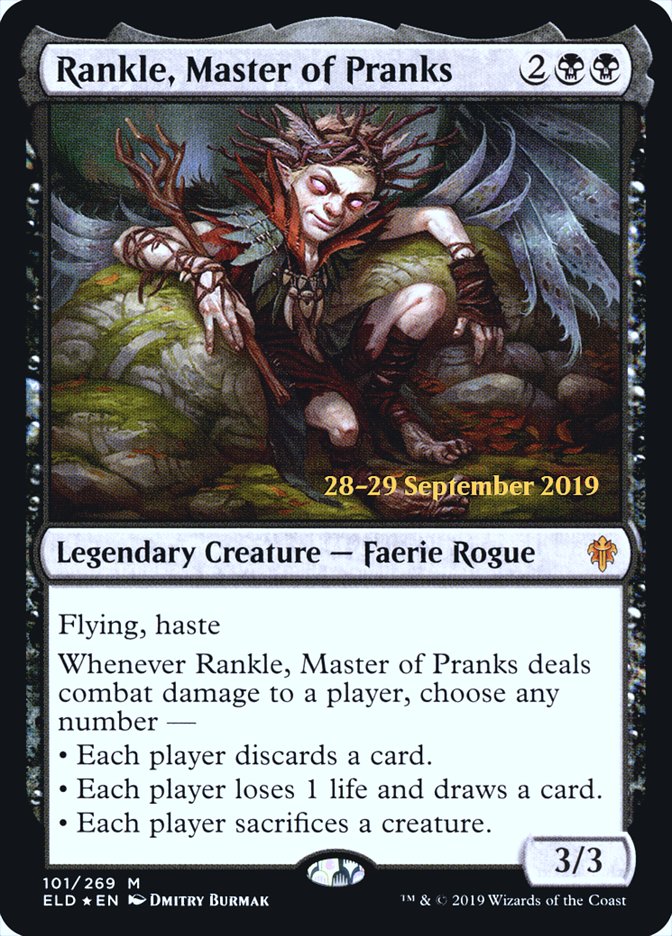 Rankle, Master of Pranks  [Throne of Eldraine Prerelease Promos] | Jack's On Queen