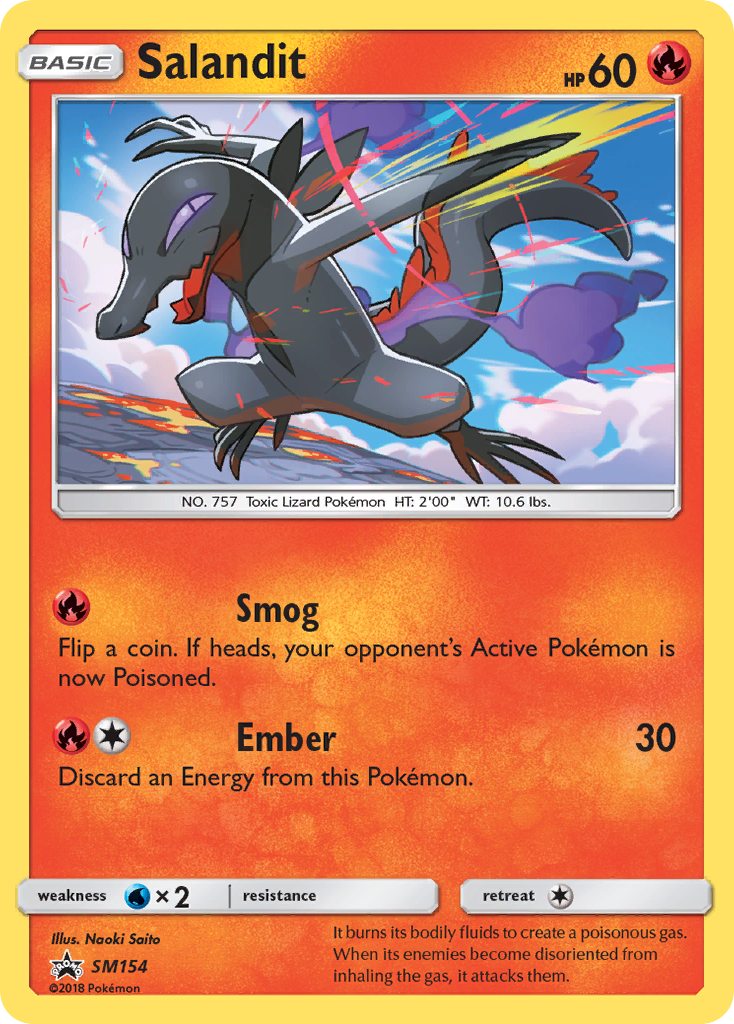 Salandit (SM154) [Sun & Moon: Black Star Promos] | Jack's On Queen