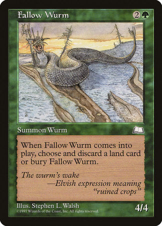 Fallow Wurm [Weatherlight] | Jack's On Queen