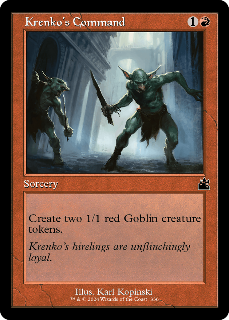 Krenko's Command (Retro Frame) [Ravnica Remastered] | Jack's On Queen