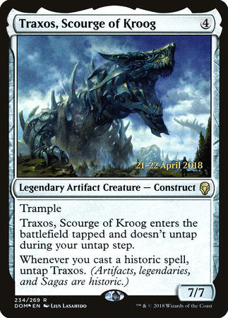 Traxos, Scourge of Kroog [Dominaria Promos] | Jack's On Queen