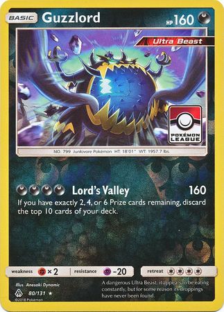 Guzzlord (80/131) (League Promo) [Sun & Moon: Forbidden Light] | Jack's On Queen