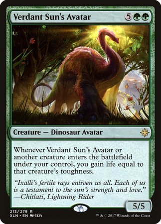 Verdant Sun's Avatar [Ixalan Promos] | Jack's On Queen