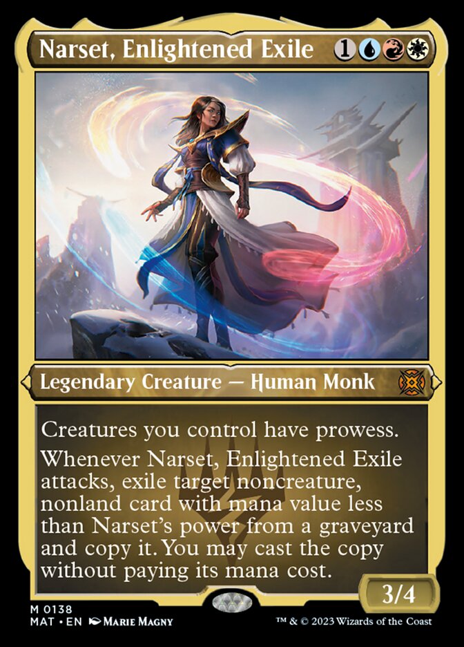 Narset, Enlightened Exile (Foil Etched) [March of the Machine: The Aftermath] | Jack's On Queen