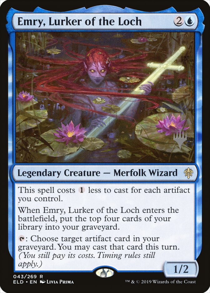 Emry, Lurker of the Loch (Promo Pack) [Throne of Eldraine Promos] | Jack's On Queen