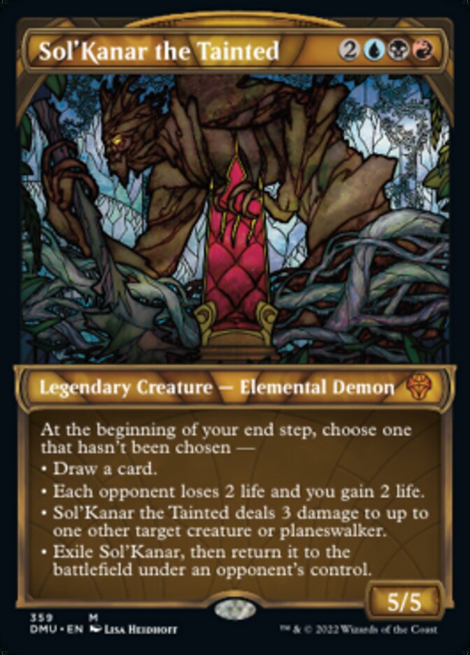 Sol'Kanar the Tainted (Showcase Textured) [Dominaria United] | Jack's On Queen