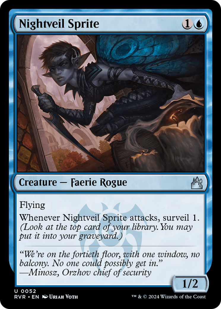 Nightveil Sprite [Ravnica Remastered] | Jack's On Queen