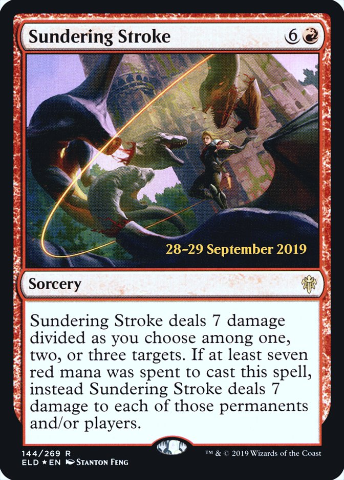 Sundering Stroke  [Throne of Eldraine Prerelease Promos] | Jack's On Queen