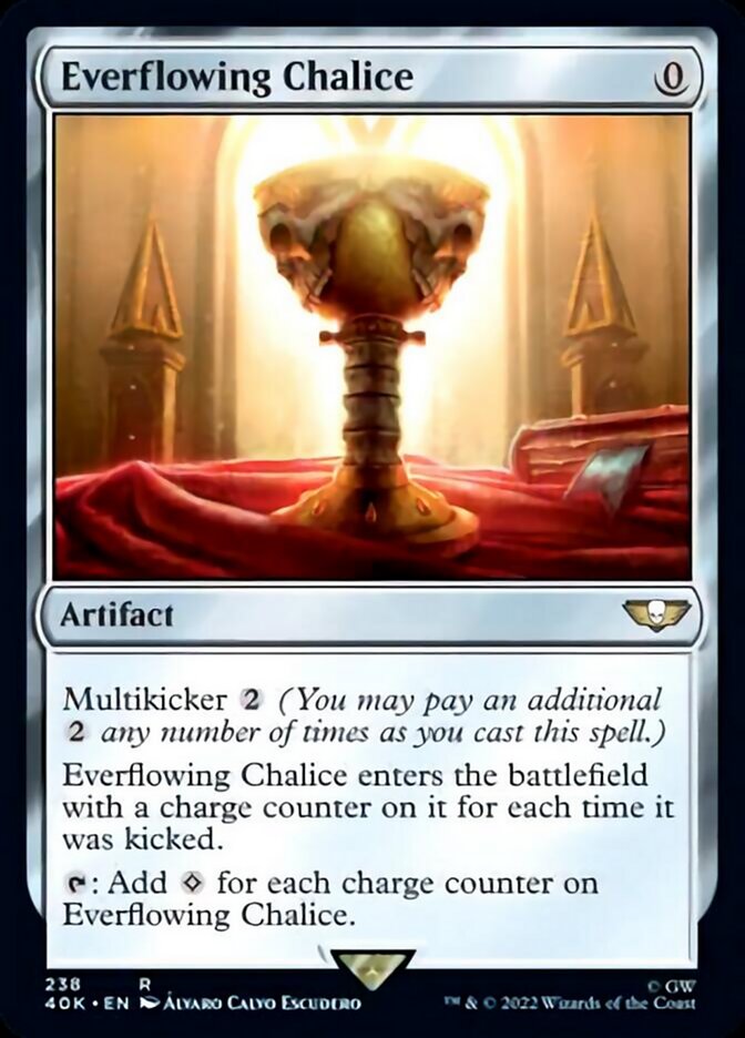 Everflowing Chalice (Surge Foil) [Universes Beyond: Warhammer 40,000] | Jack's On Queen