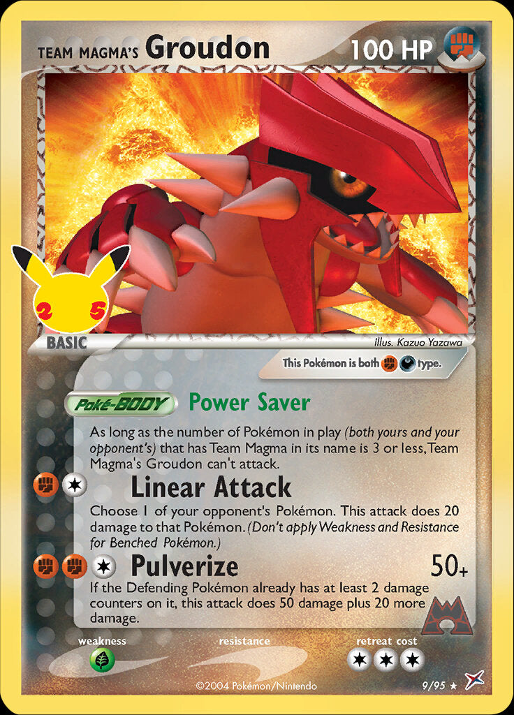 Team Magma's Groudon (9/95) [Celebrations: 25th Anniversary - Classic Collection] | Jack's On Queen