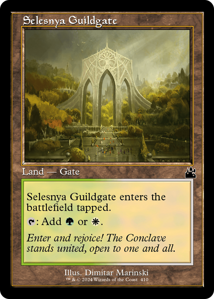 Selesnya Guildgate (Retro Frame) [Ravnica Remastered] | Jack's On Queen